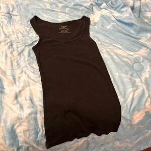 Black tank top